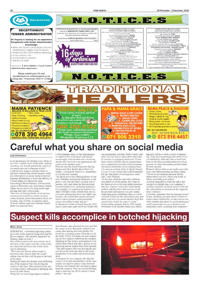STER NORTH 29 November – 2 Desember, 2022 page 19