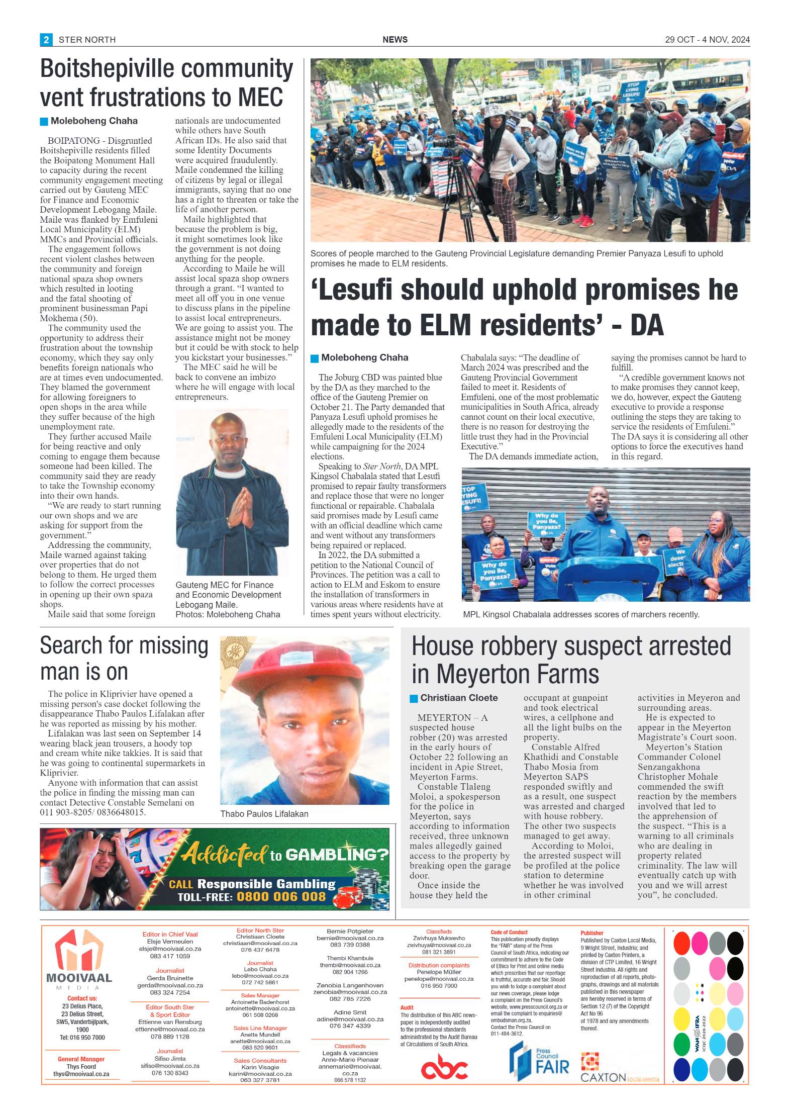 STER NORTH 29 OCT – 4 NOV, 2024 page 2