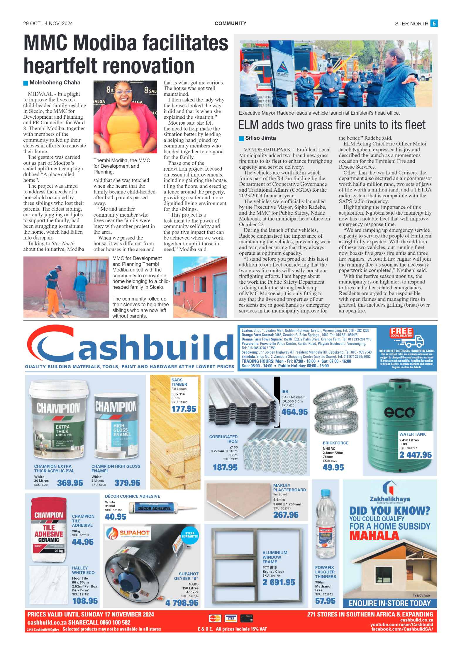 STER NORTH 29 OCT – 4 NOV, 2024 page 5