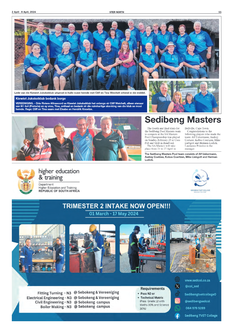 STER NORTH 2 April – 8 April, 2024 page 11