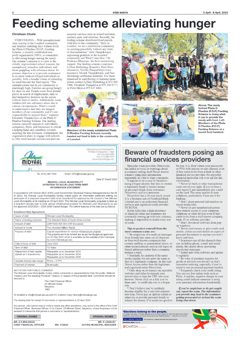 STER NORTH 2 April – 8 April, 2024 page 2