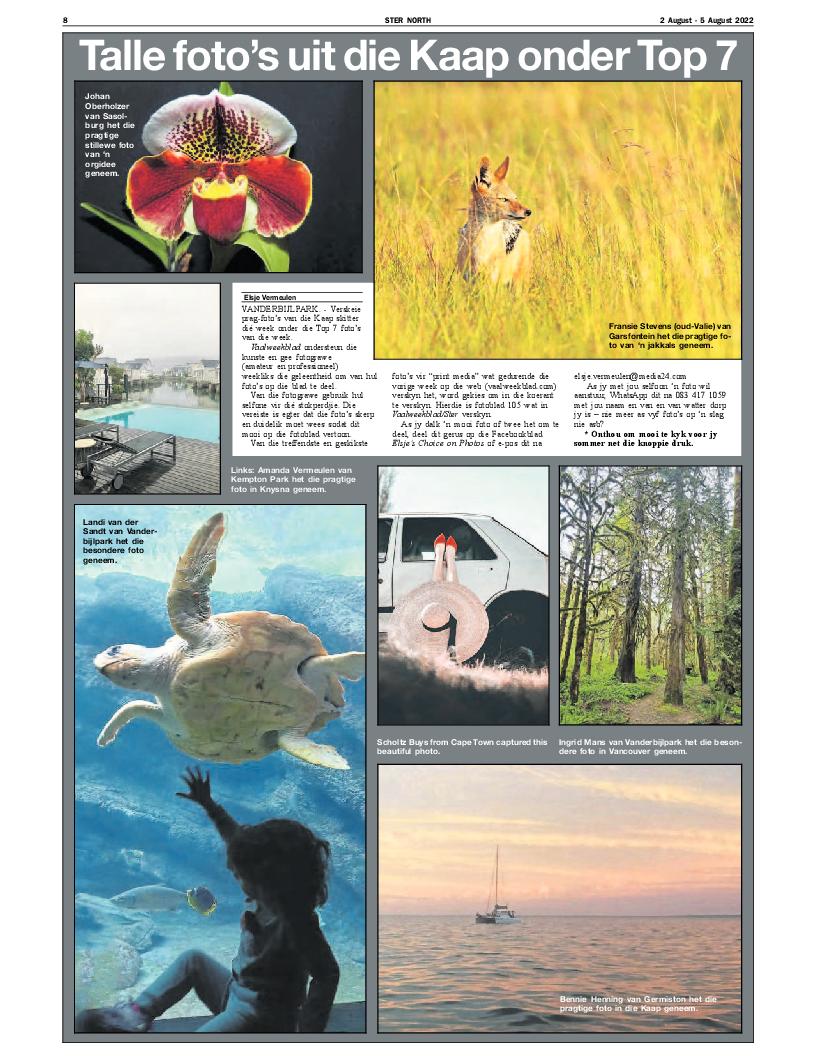 STER NORTH 2 August – 5 August 2022 page 8