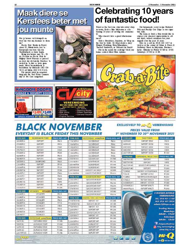 STER NORTH 2 November – 5 November 2021 page 12