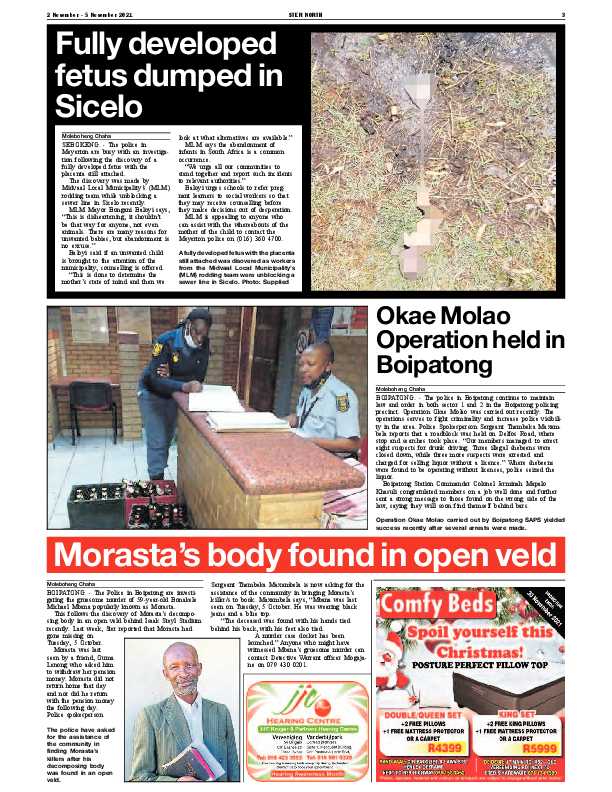 STER NORTH 2 November – 5 November 2021 page 3