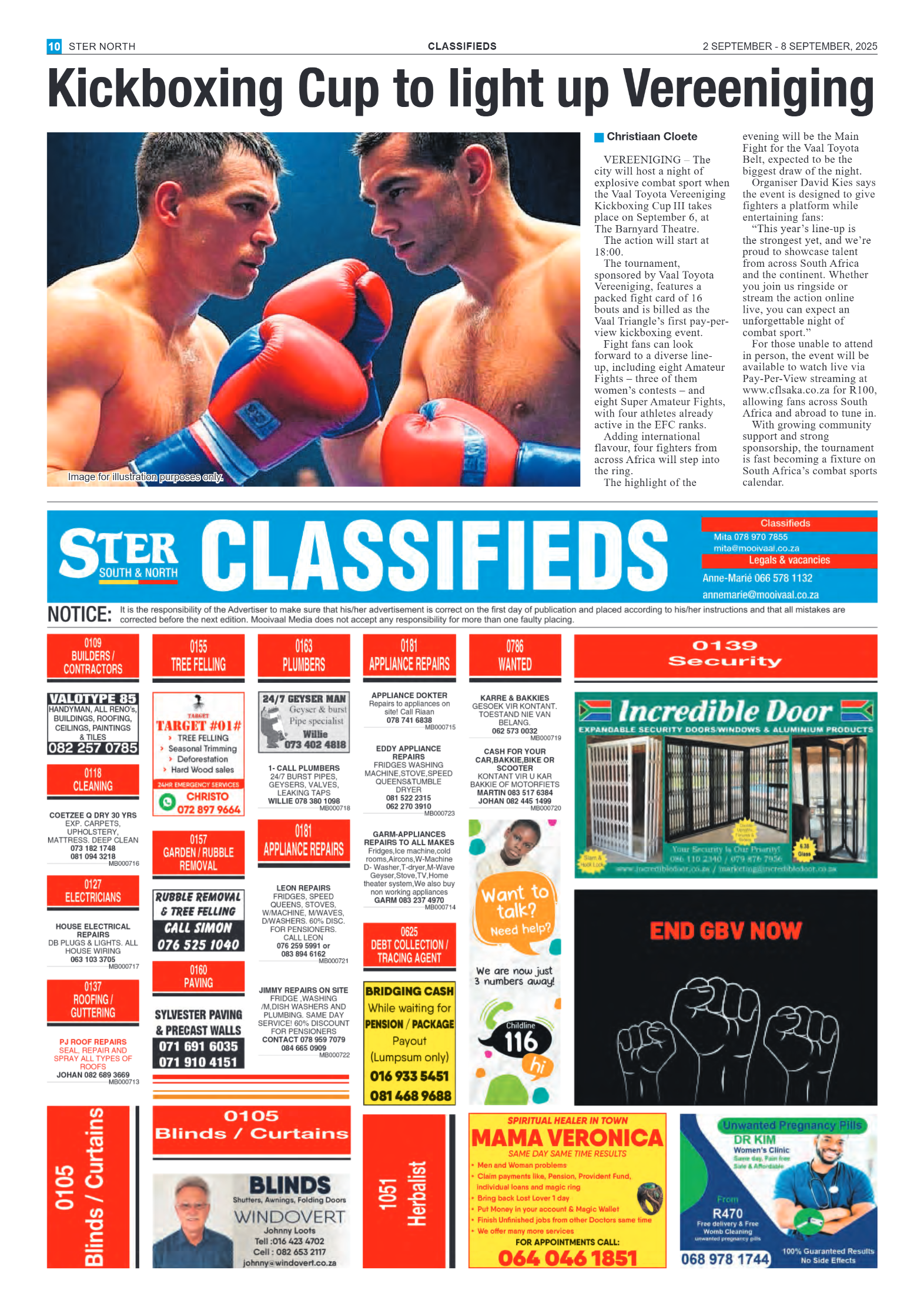 STER NORTH 2 SEPTEMBER – 8 SEPTEMBER, 2025 page 10