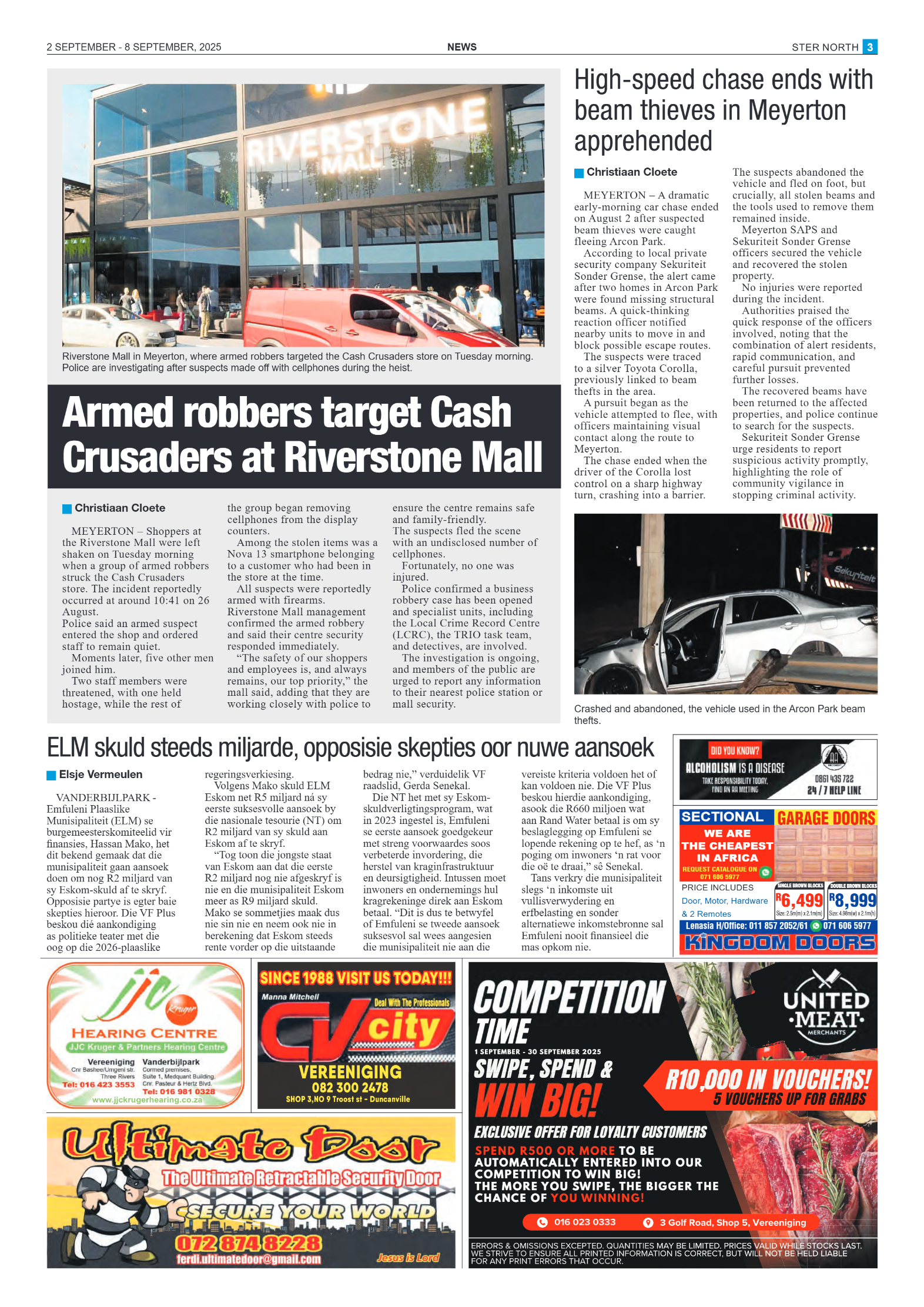STER NORTH 2 SEPTEMBER – 8 SEPTEMBER, 2025 page 3