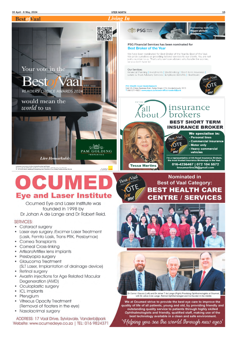 STER NORTH 30 April – 6 May, 2024 page 15