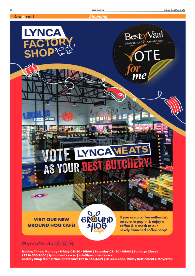 STER NORTH 30 April – 6 May, 2024 page 22