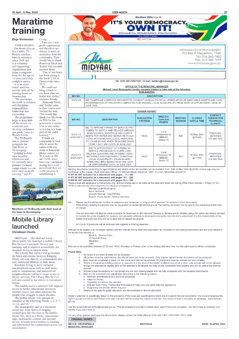 STER NORTH 30 April – 6 May, 2024 page 29