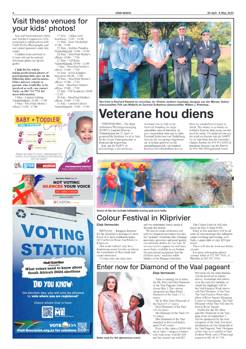 STER NORTH 30 April – 6 May, 2024 page 4