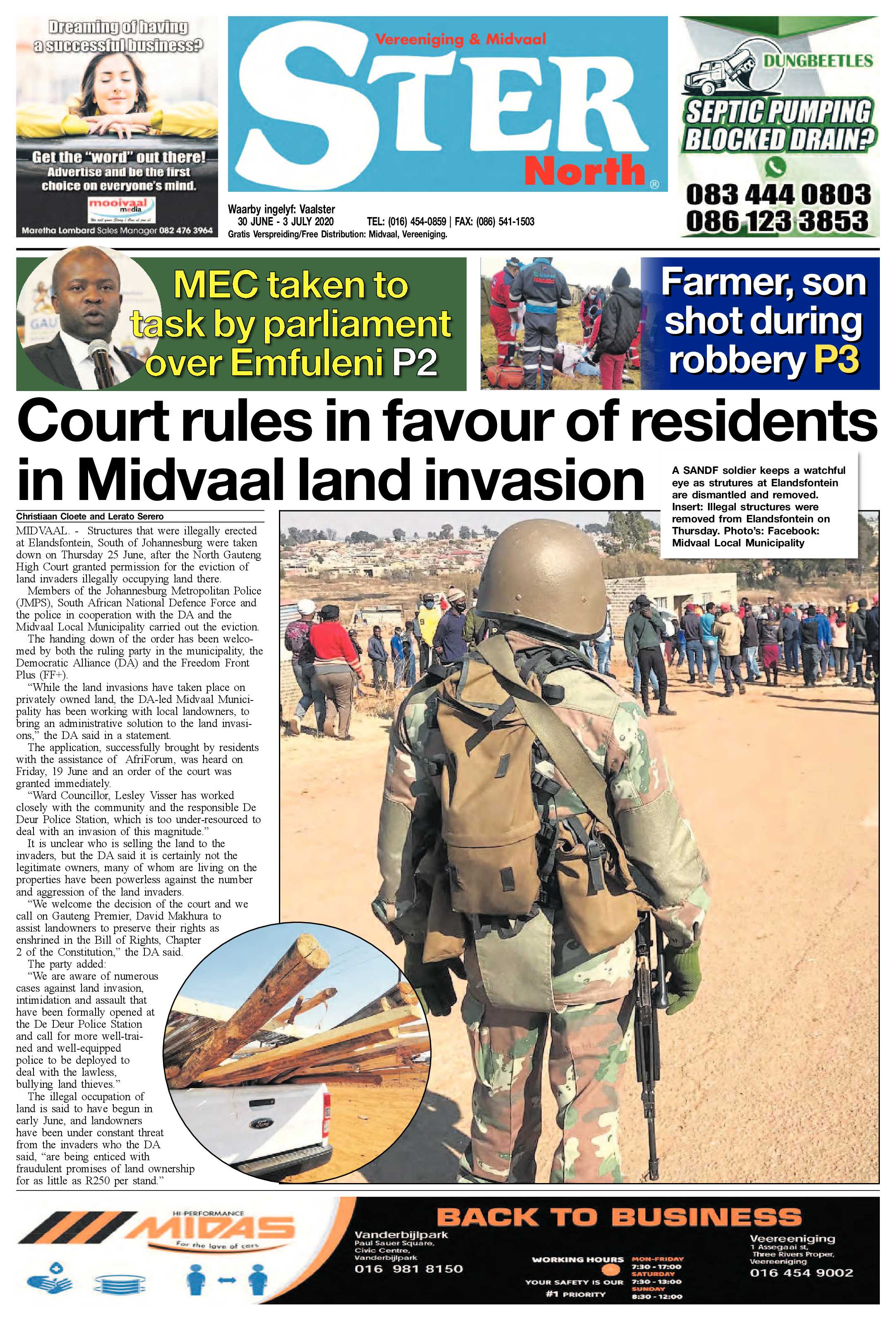 NORTH STER 30 JUNE – 3 JULY 2020 page 1