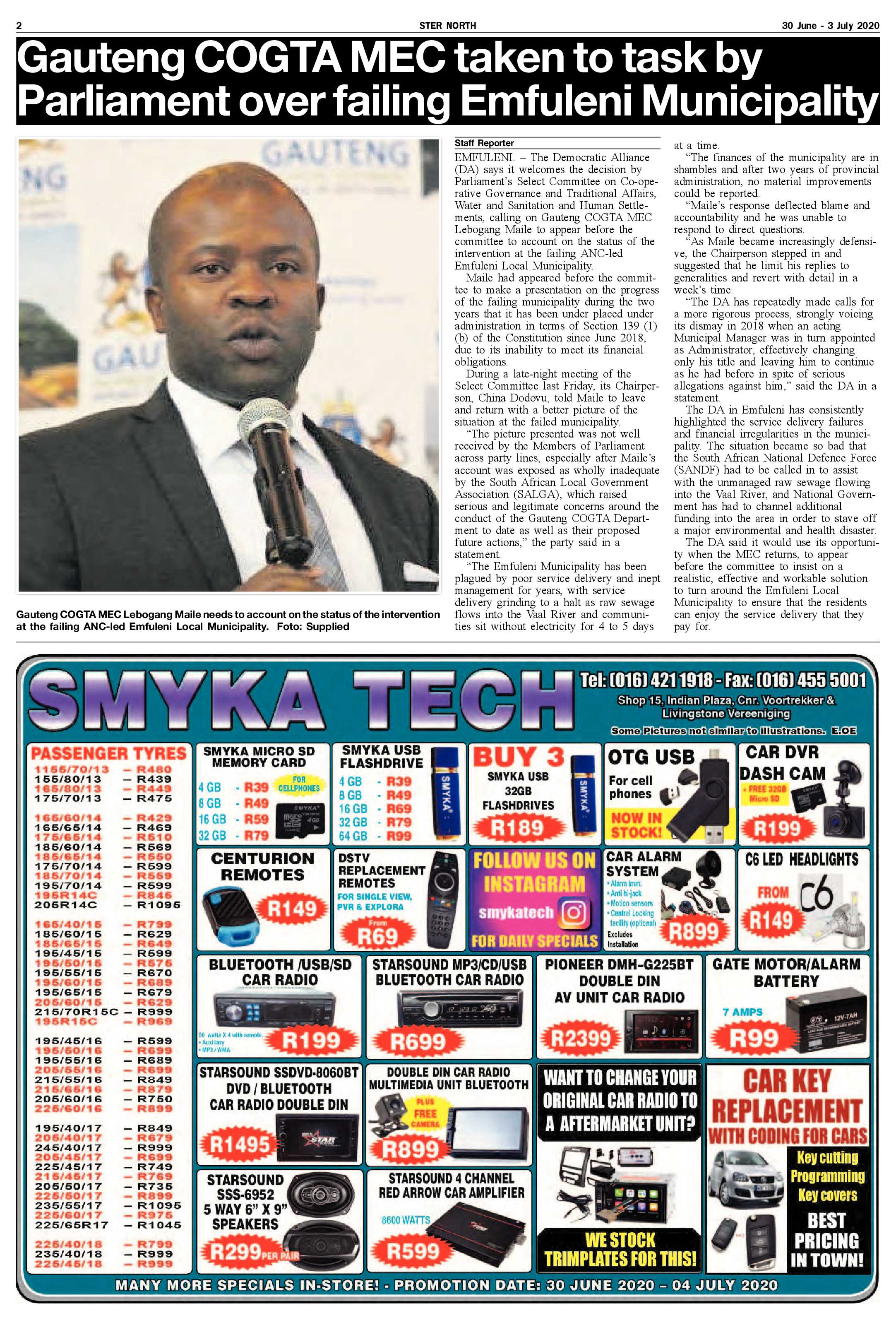 NORTH STER 30 JUNE – 3 JULY 2020 page 2