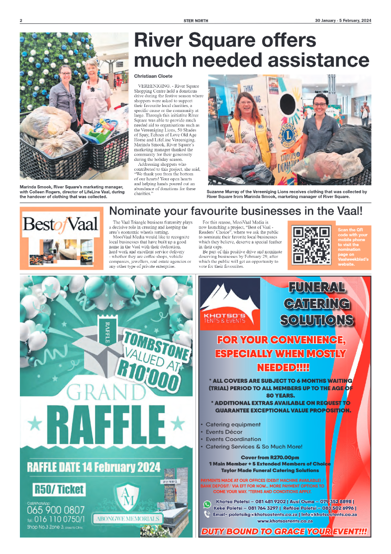 STER NORTH 30 January – 5 February, 2024 page 2