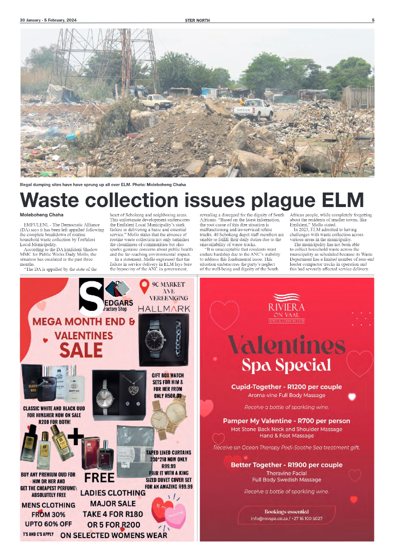 STER NORTH 30 January – 5 February, 2024 page 5