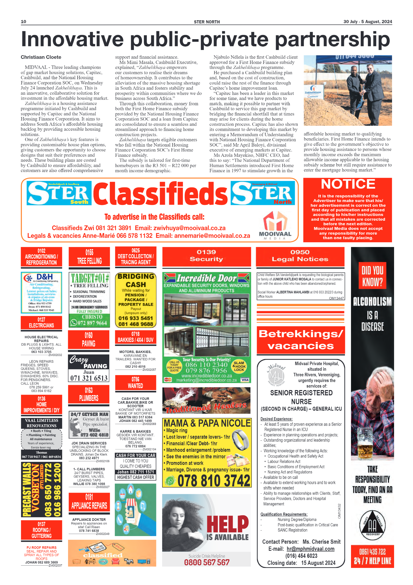 STER NORTH 30 July – 5 August, 2024 page 10