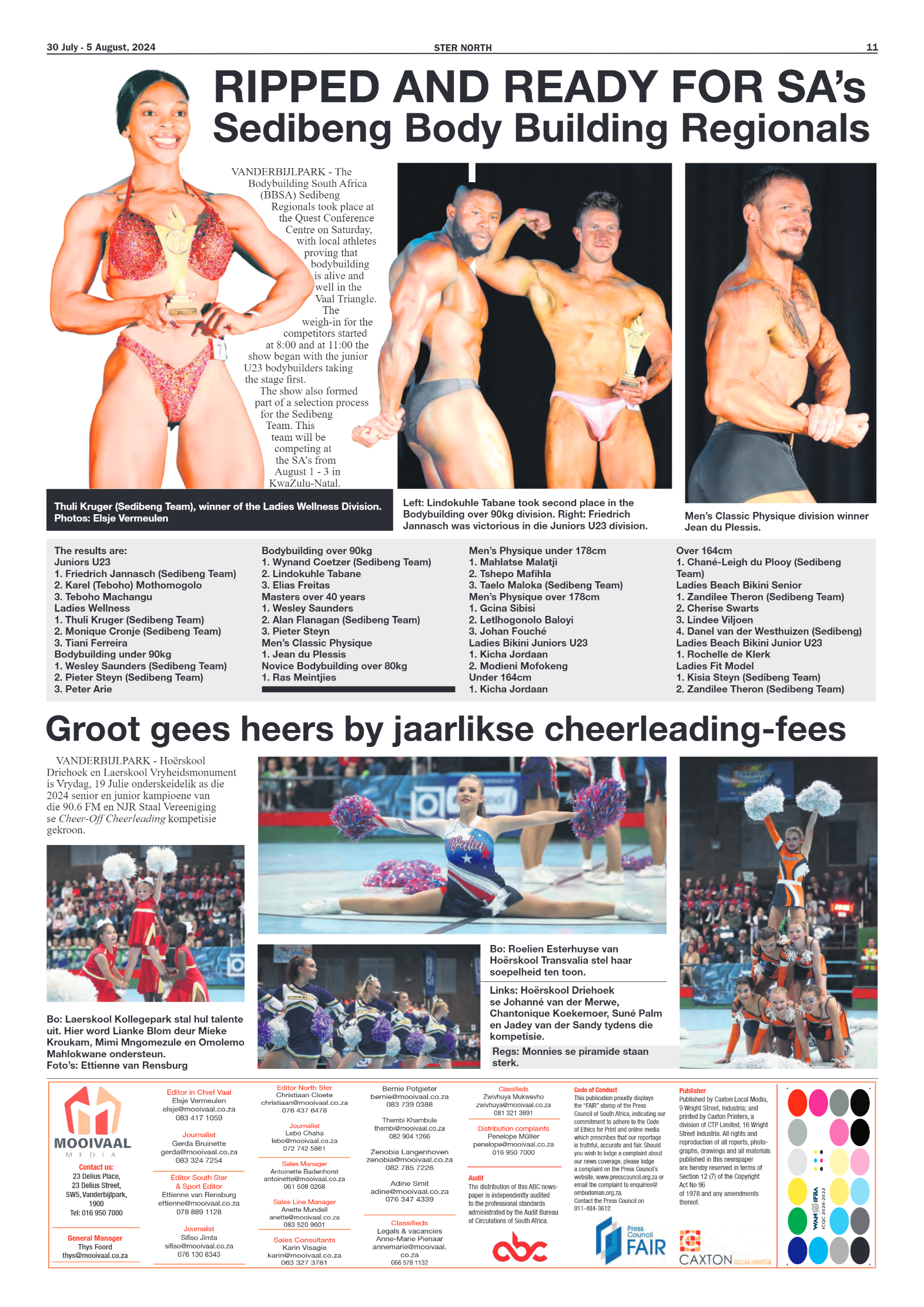 STER NORTH 30 July – 5 August, 2024 page 11