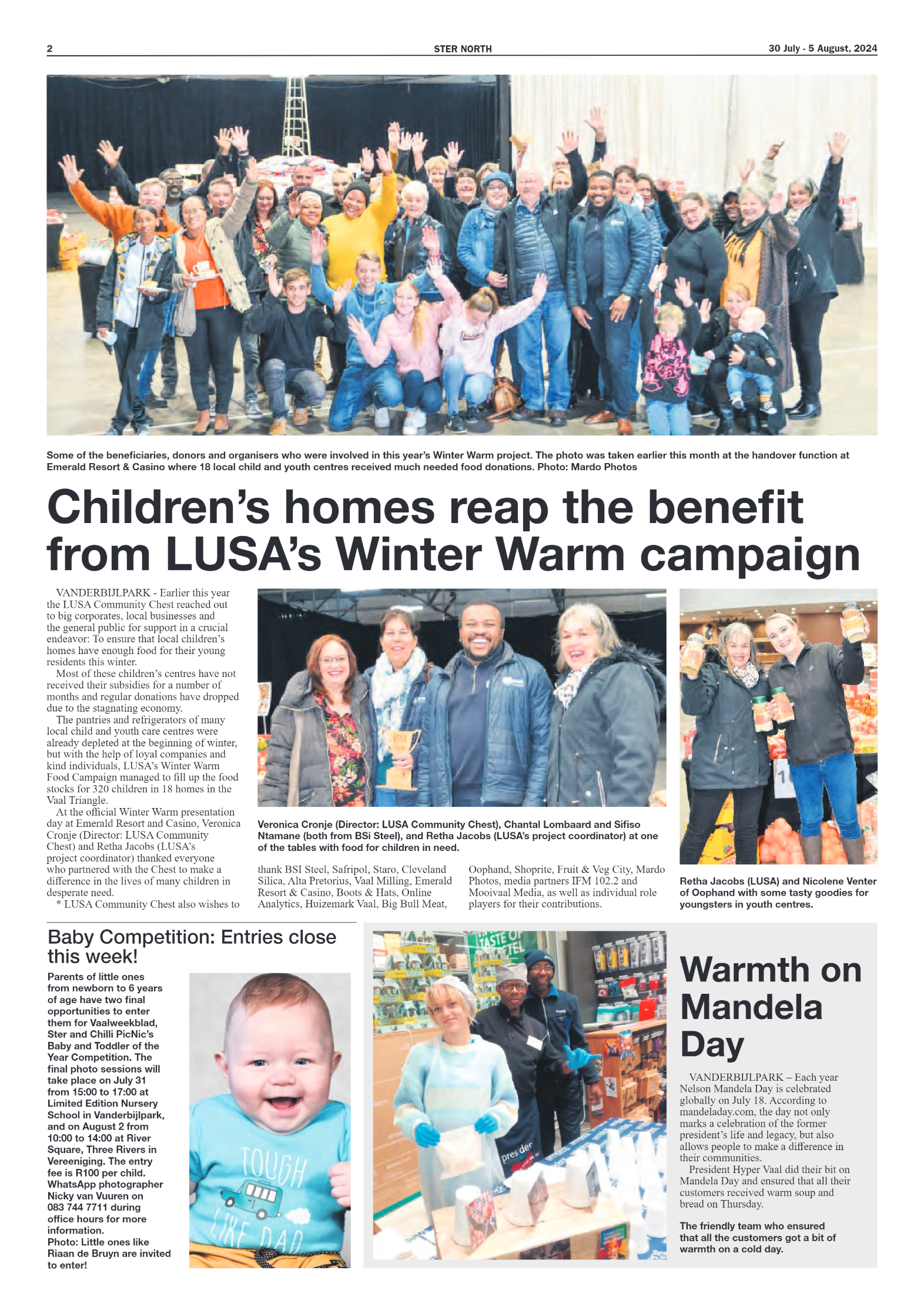 STER NORTH 30 July – 5 August, 2024 page 2
