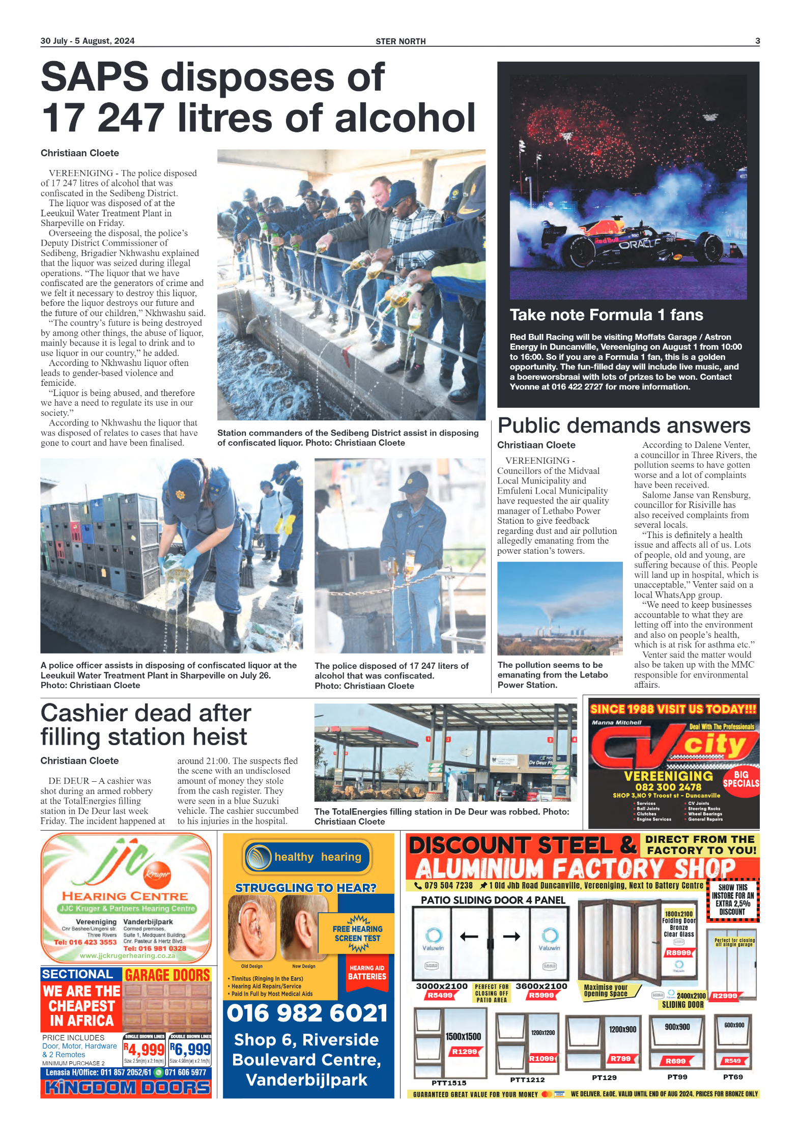 STER NORTH 30 July – 5 August, 2024 page 3