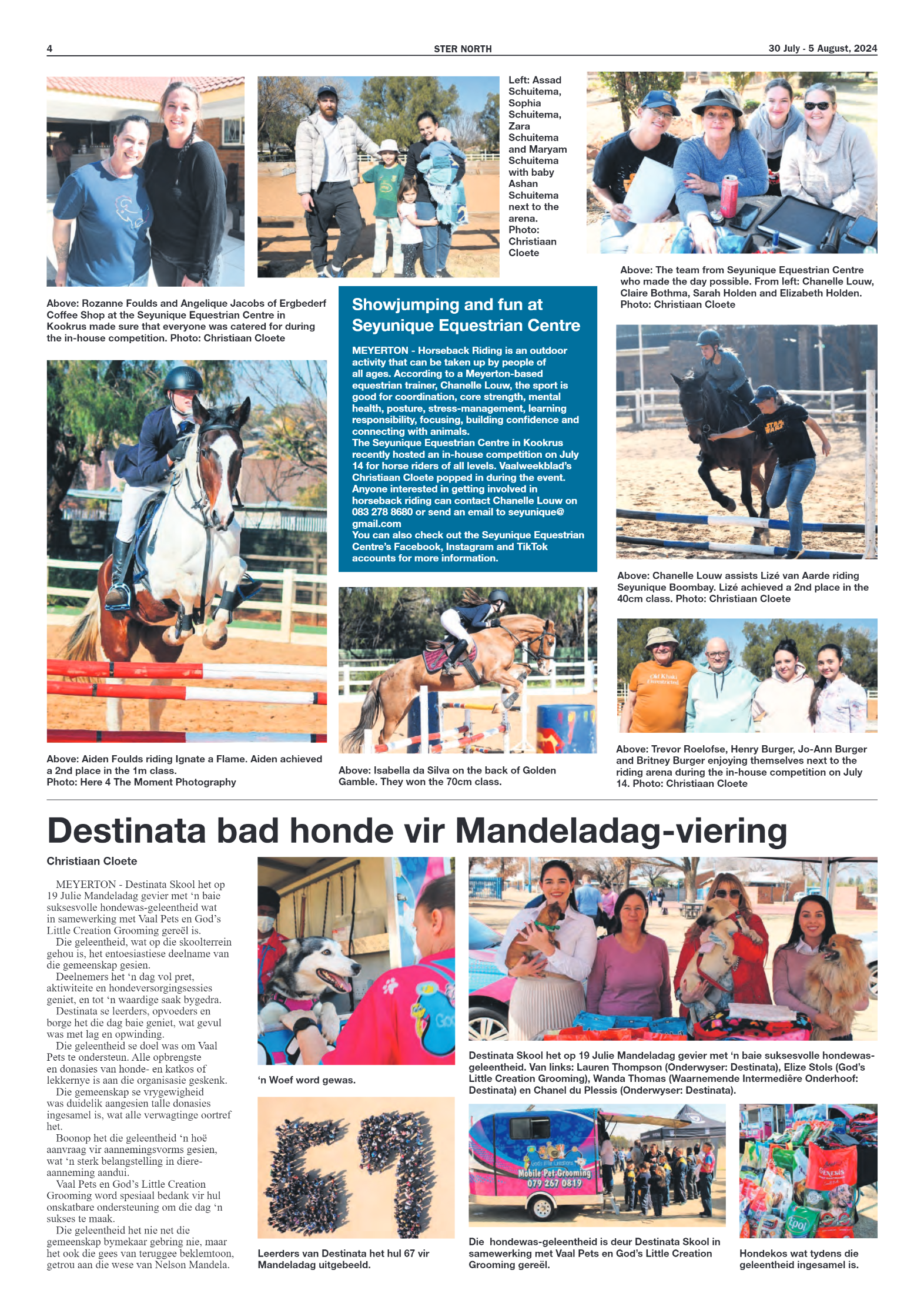 STER NORTH 30 July – 5 August, 2024 page 4