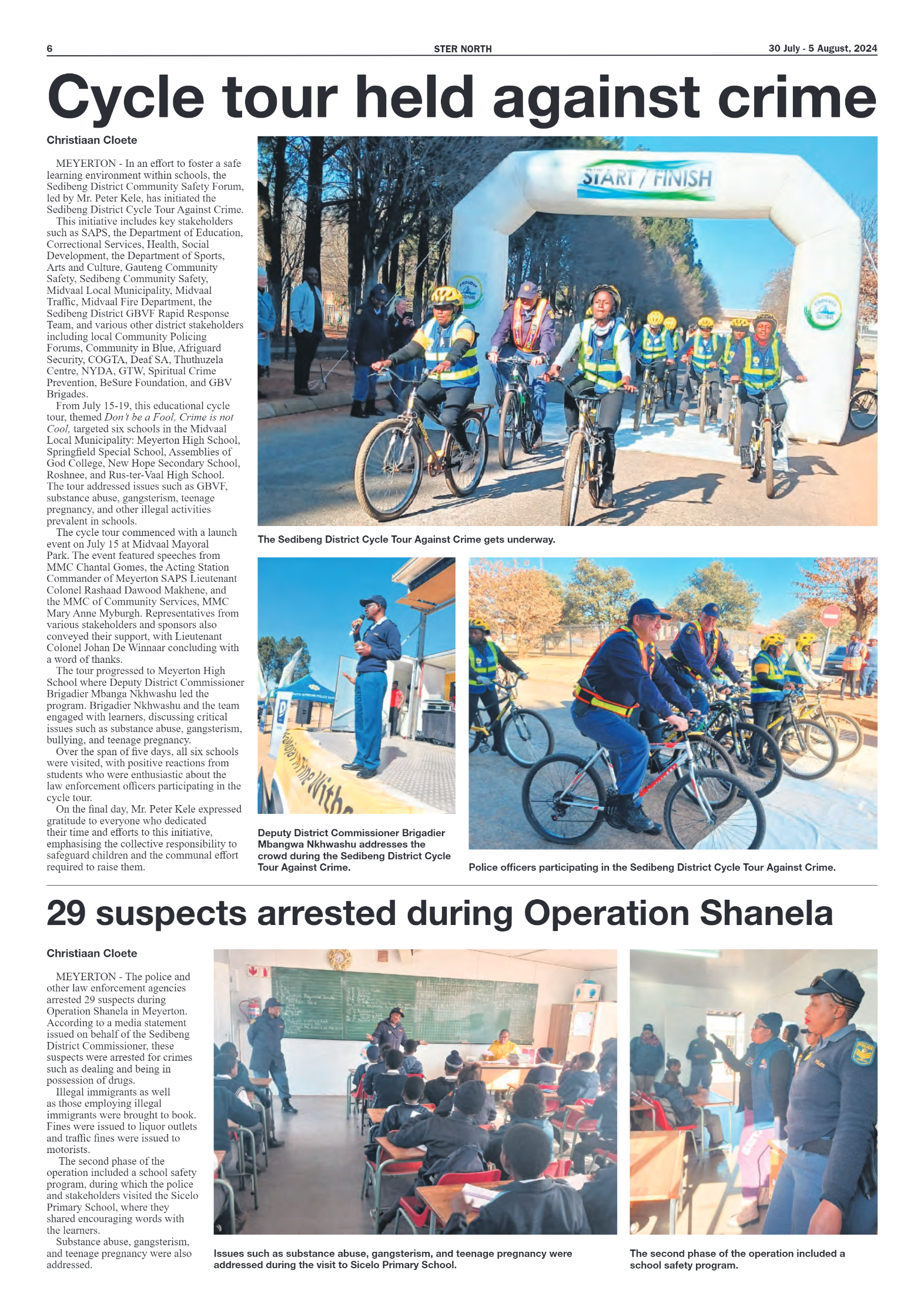 STER NORTH 30 July – 5 August, 2024 page 6