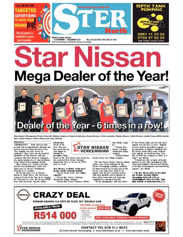 STER NORTH 30 November – 3 December 2021 page 1