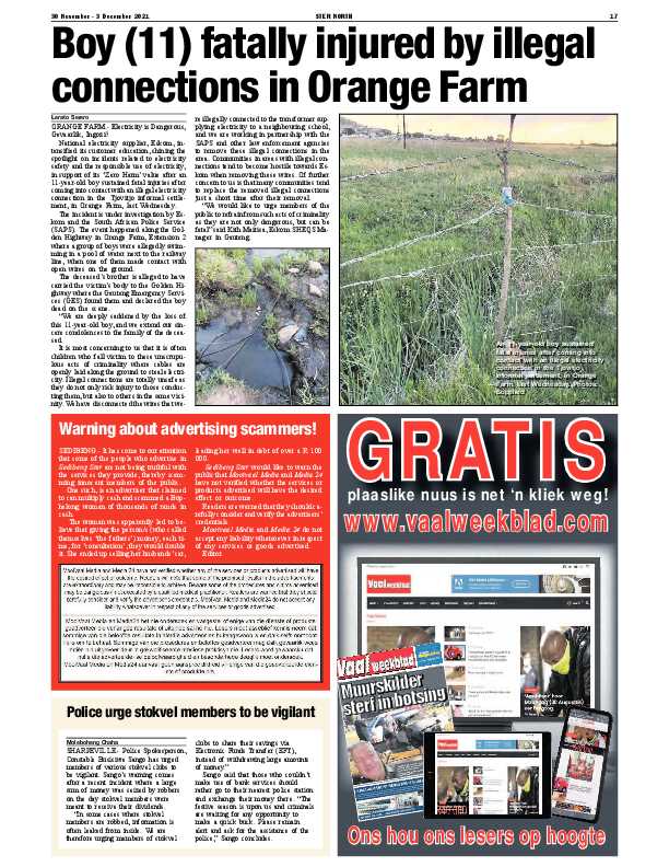 STER NORTH 30 November – 3 December 2021 page 16