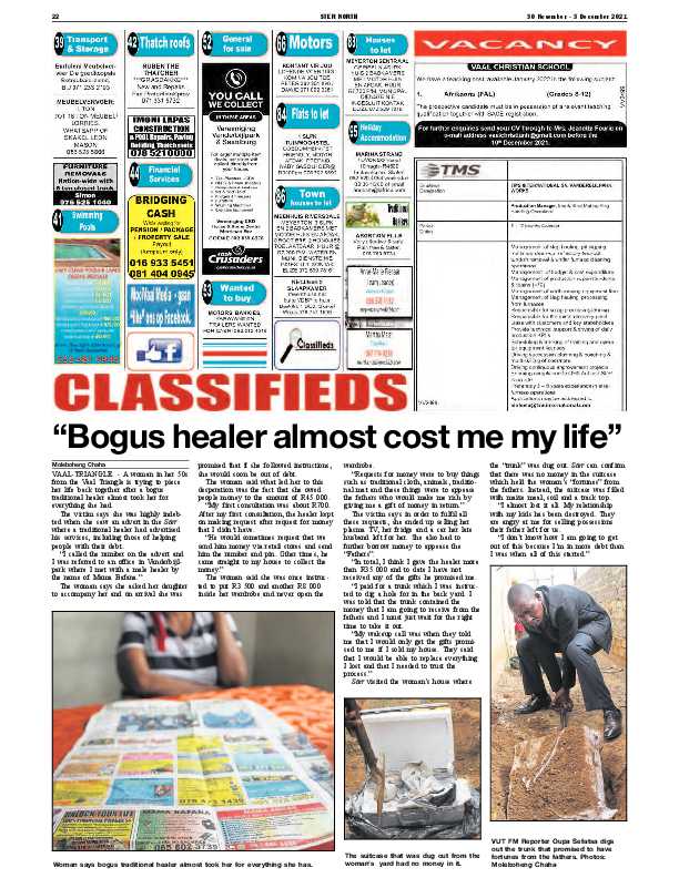 STER NORTH 30 November – 3 December 2021 page 23