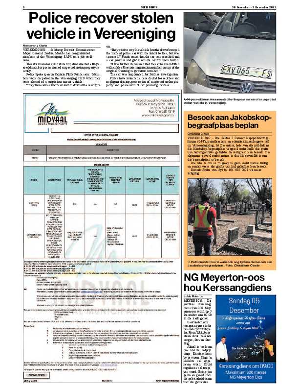 STER NORTH 30 November – 3 December 2021 page 8