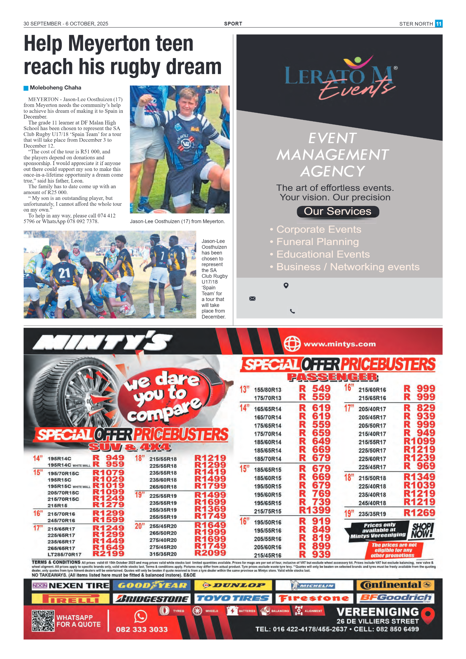 STER NORTH 30 SEPTEMBER – 6 OCTOBER, 2025 page 11