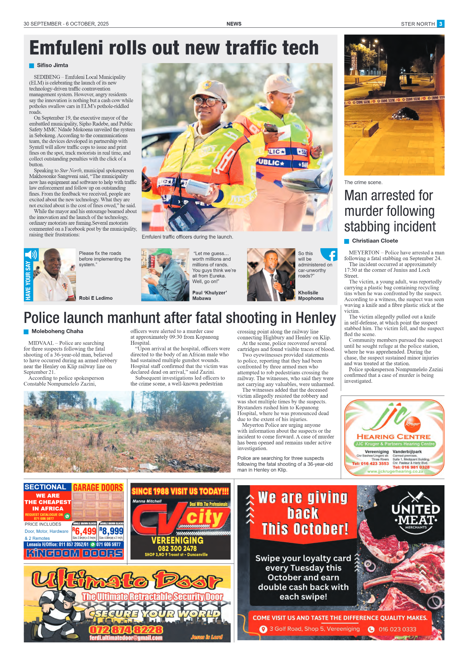 STER NORTH 30 SEPTEMBER – 6 OCTOBER, 2025 page 3