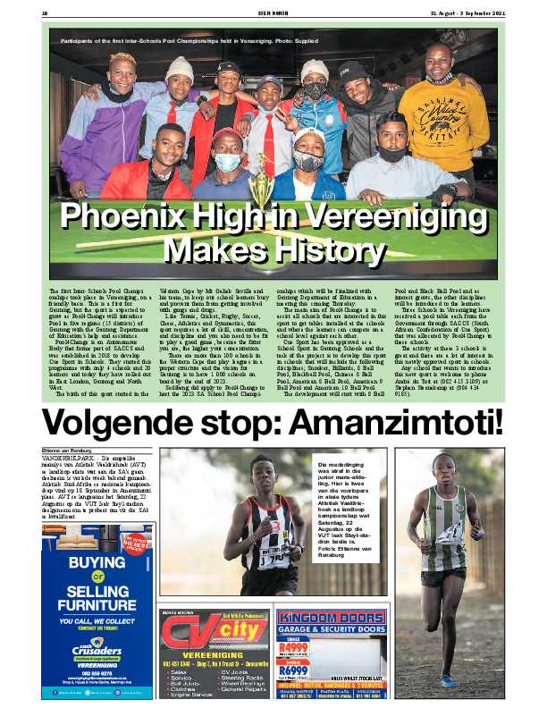 STER NORTH 31 August – 3 September 2021 page 12