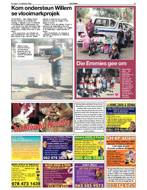 STER NORTH 31 August – 3 September 2021 page 16