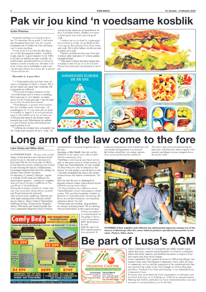 STER NORTH 31 Januarie – 3 Februarie 2023 page 4