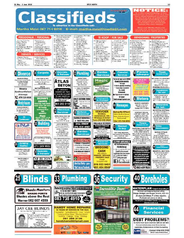 STER NORTH 31 May – 3 June 2022 page 13