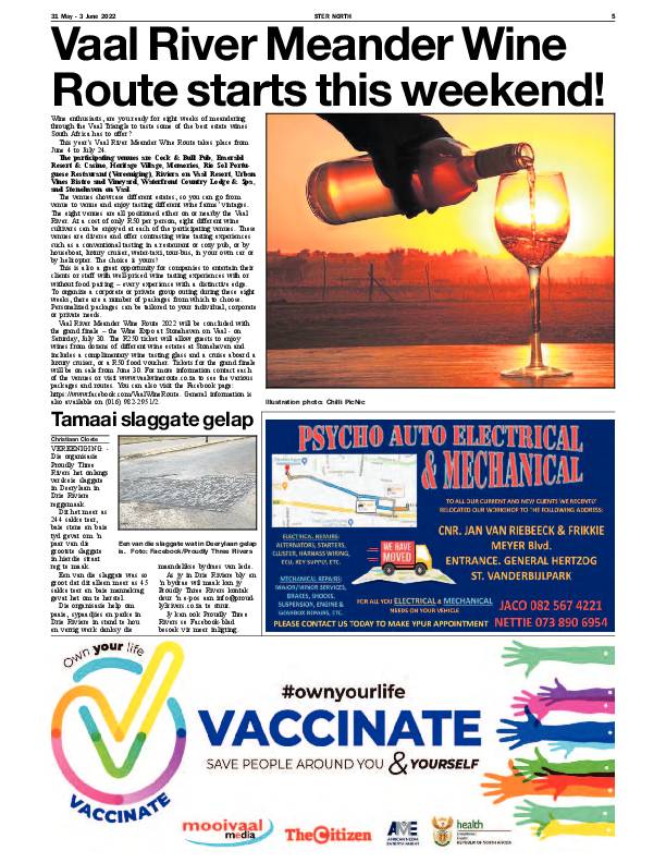 STER NORTH 31 May – 3 June 2022 page 5
