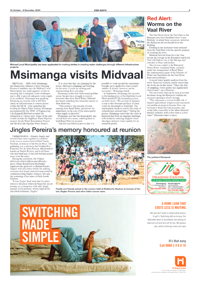 STER NORTH 31 October – 6 November, 2023 page 3