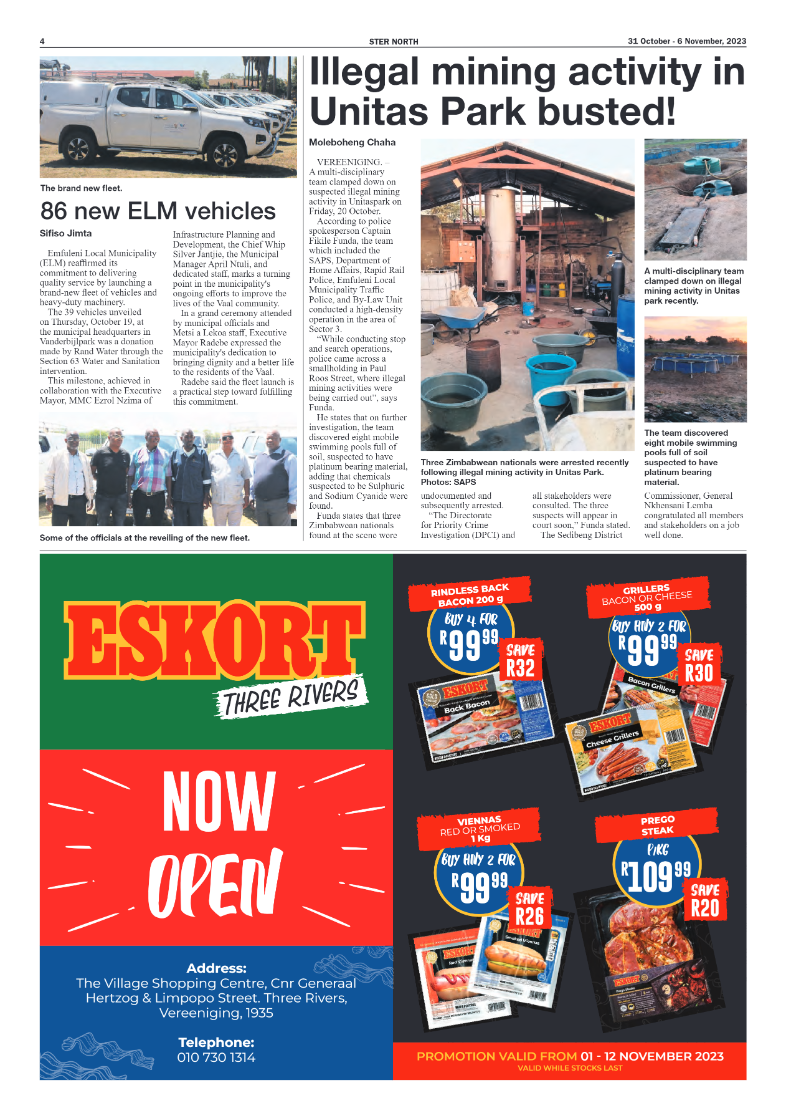 STER NORTH 31 October – 6 November, 2023 page 4