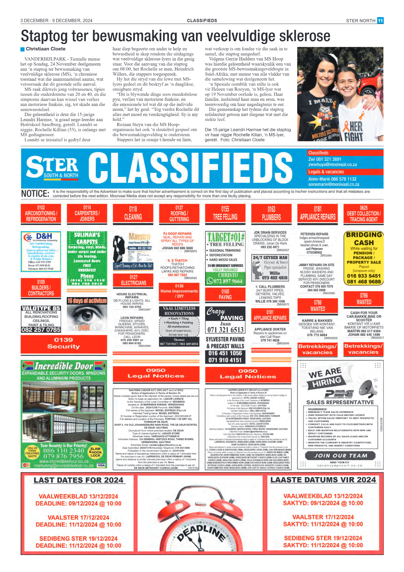 STER NORTH 3 DECEMBER – 9 DECEMBER, 2024 page 11