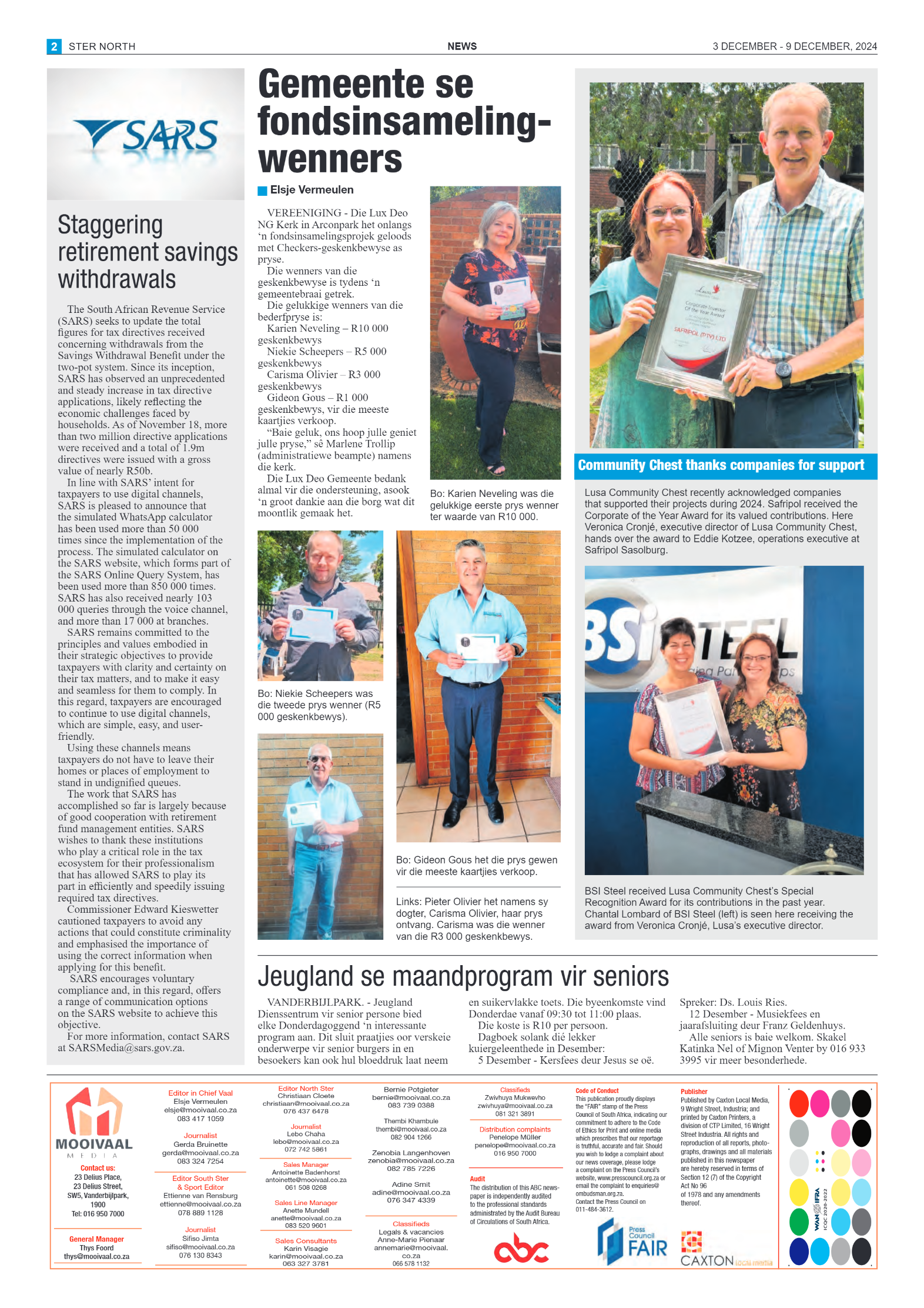 STER NORTH 3 DECEMBER – 9 DECEMBER, 2024 page 2