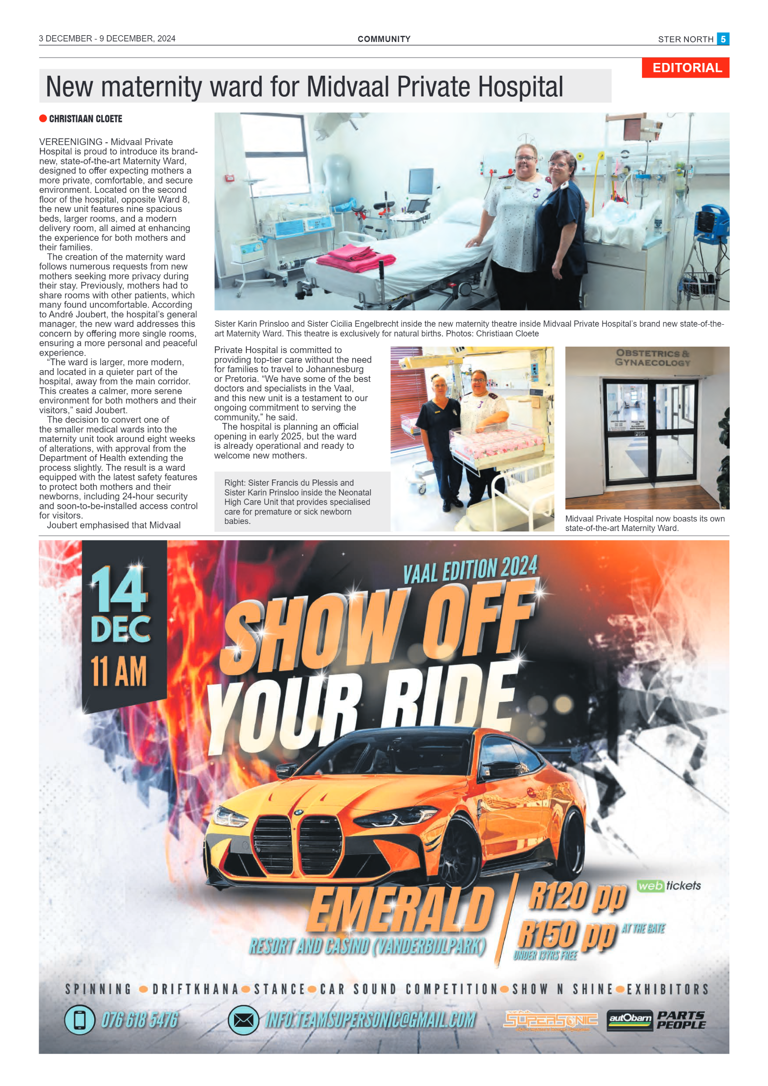 STER NORTH 3 DECEMBER – 9 DECEMBER, 2024 page 5