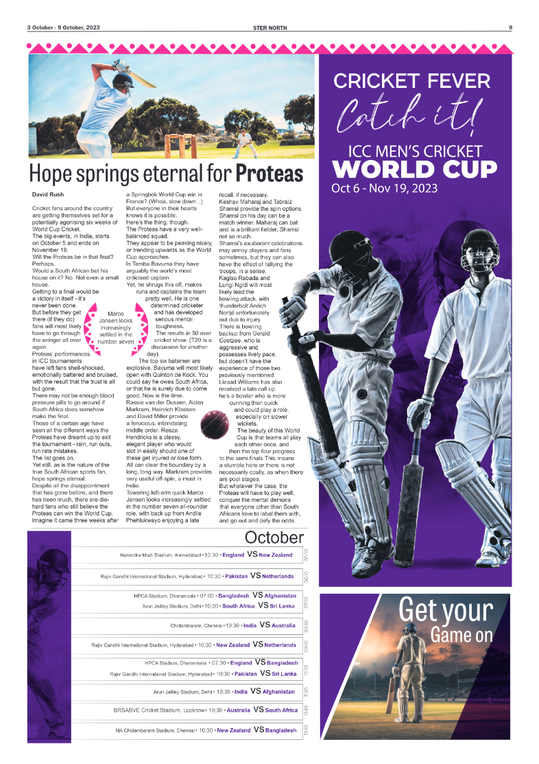 STER NORTH 3 October – 9 October, 2023 page 9