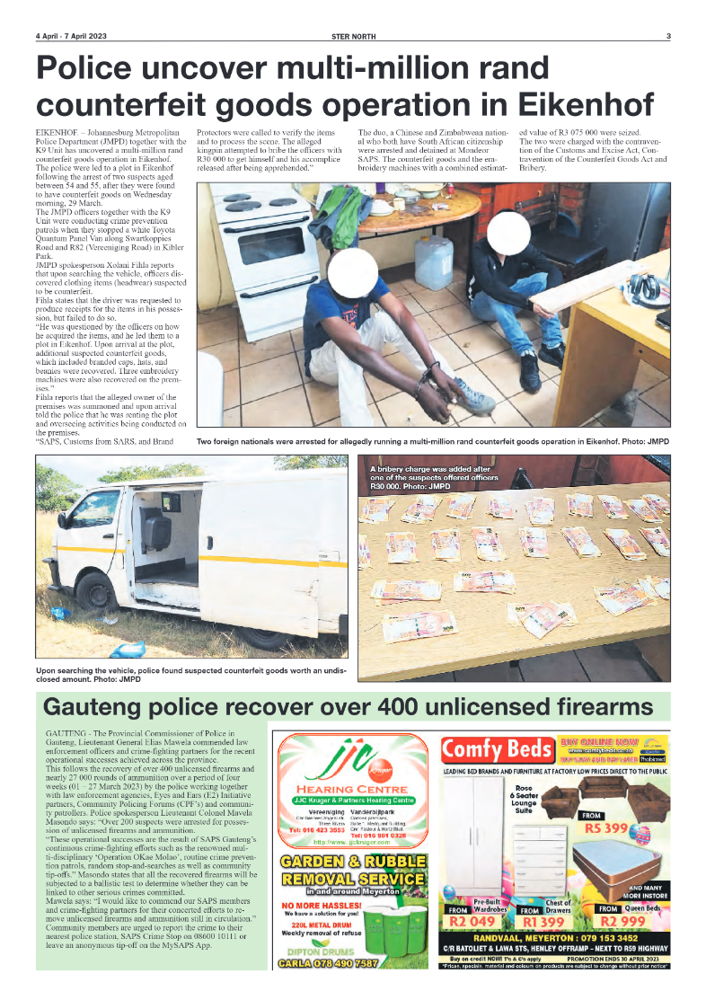STER NORTH 4 April – 7 April 2023 page 3