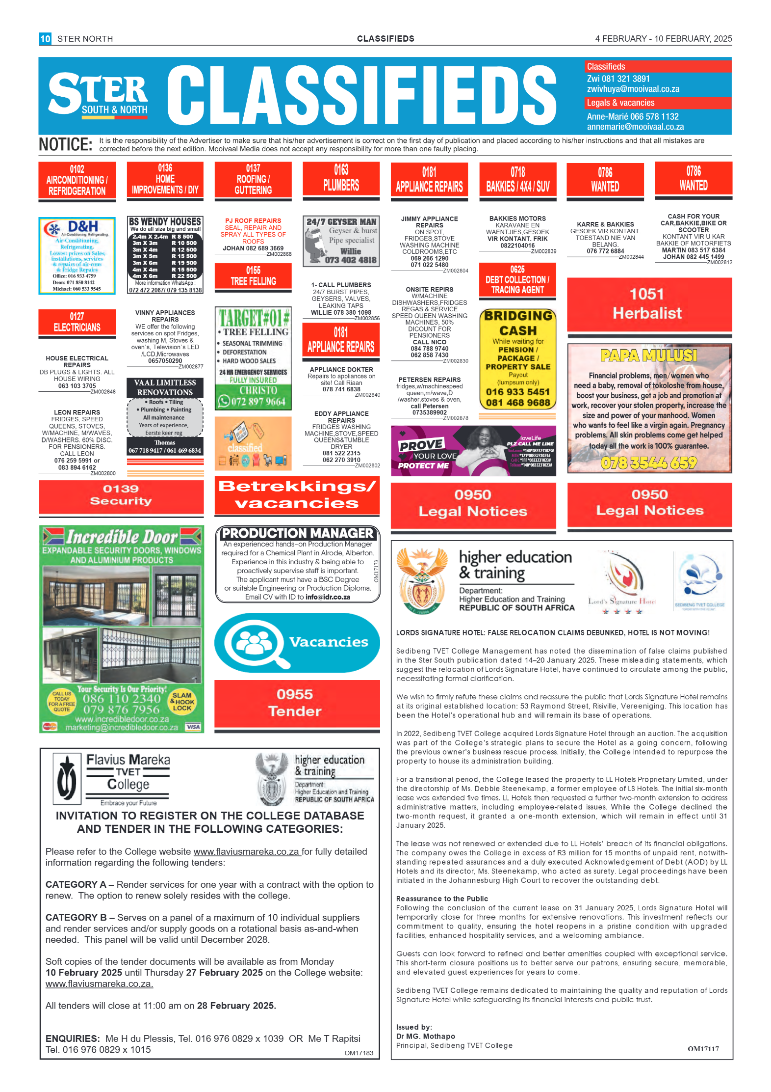 STER NORTH 4 FEBRUARY – 10 FEBRUARY, 2025 page 10
