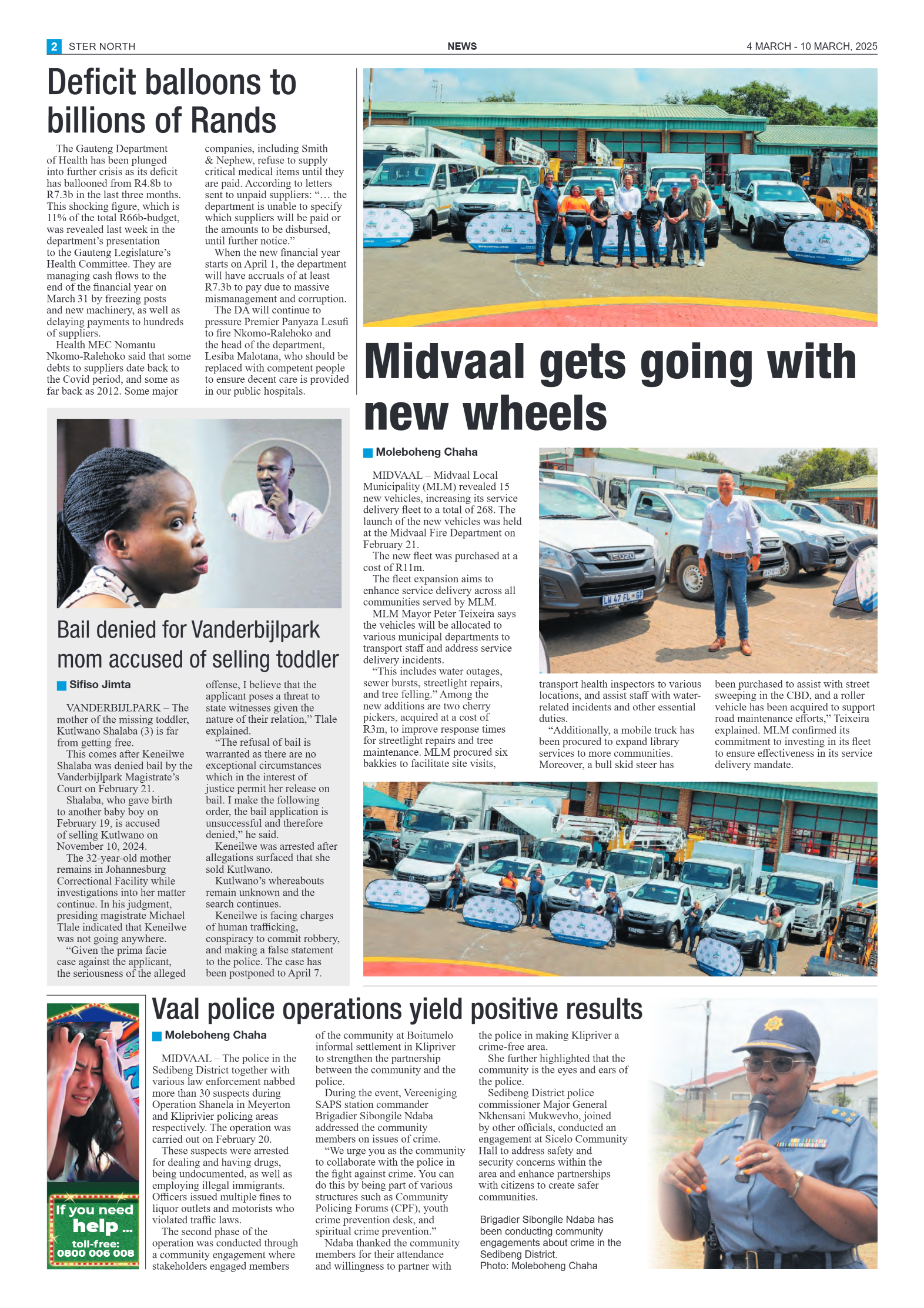 STER NORTH 4 MARCH – 10 MARCH, 2025 page 2