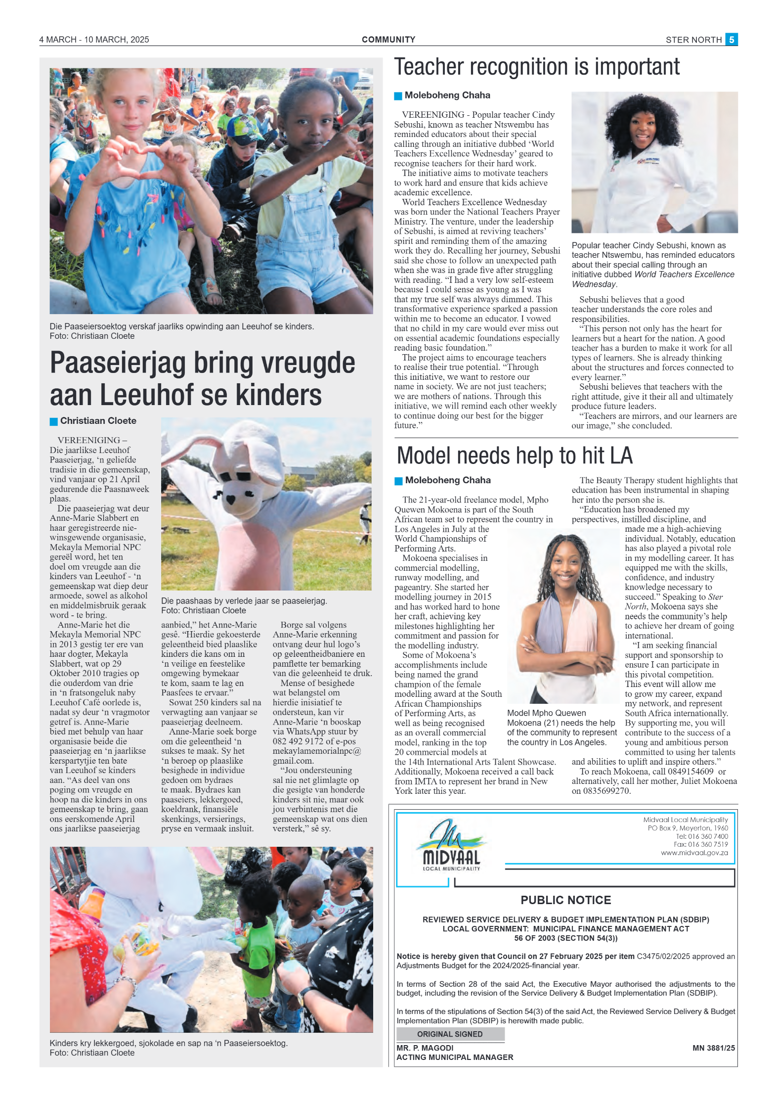 STER NORTH 4 MARCH – 10 MARCH, 2025 page 5