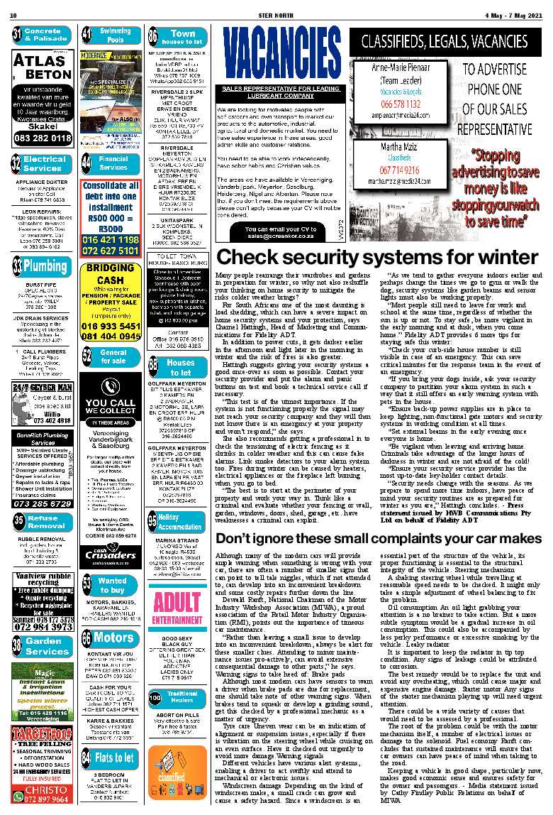 STER NORTH 4 May – 7 May 2021 page 10