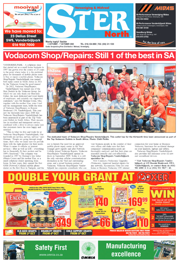 STER NORTH 4 October – 7 October 2022 page 1