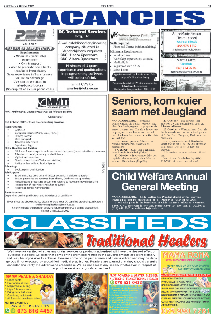STER NORTH 4 October – 7 October 2022 page 11
