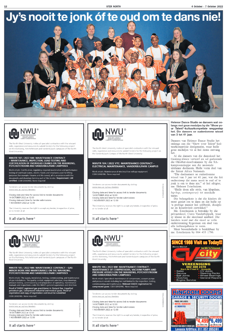 STER NORTH 4 October – 7 October 2022 page 12