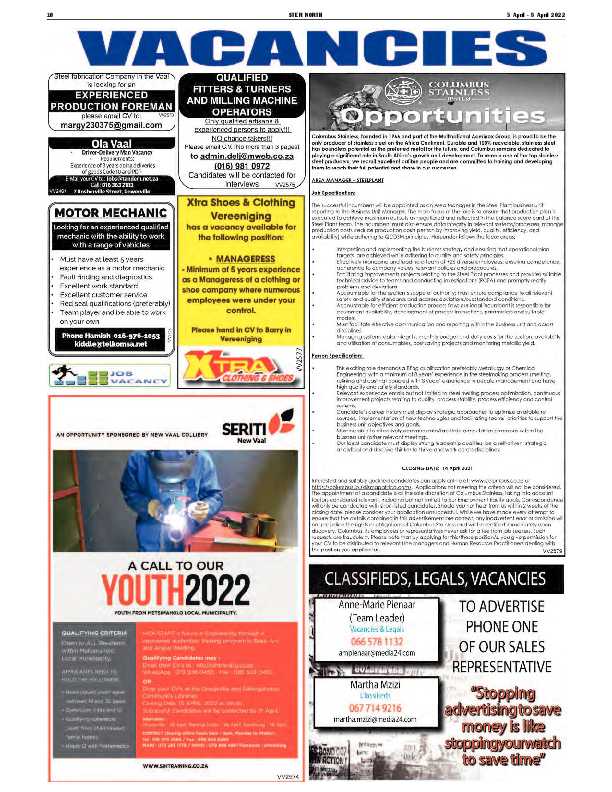 STER NORTH 5 April – 8 April 2022 page 10
